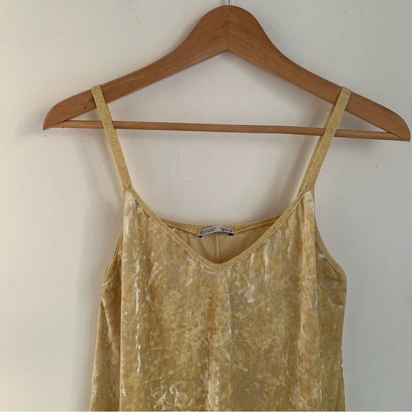 Zara Crushed Velvet Slip Dress - Picture 9 of 13